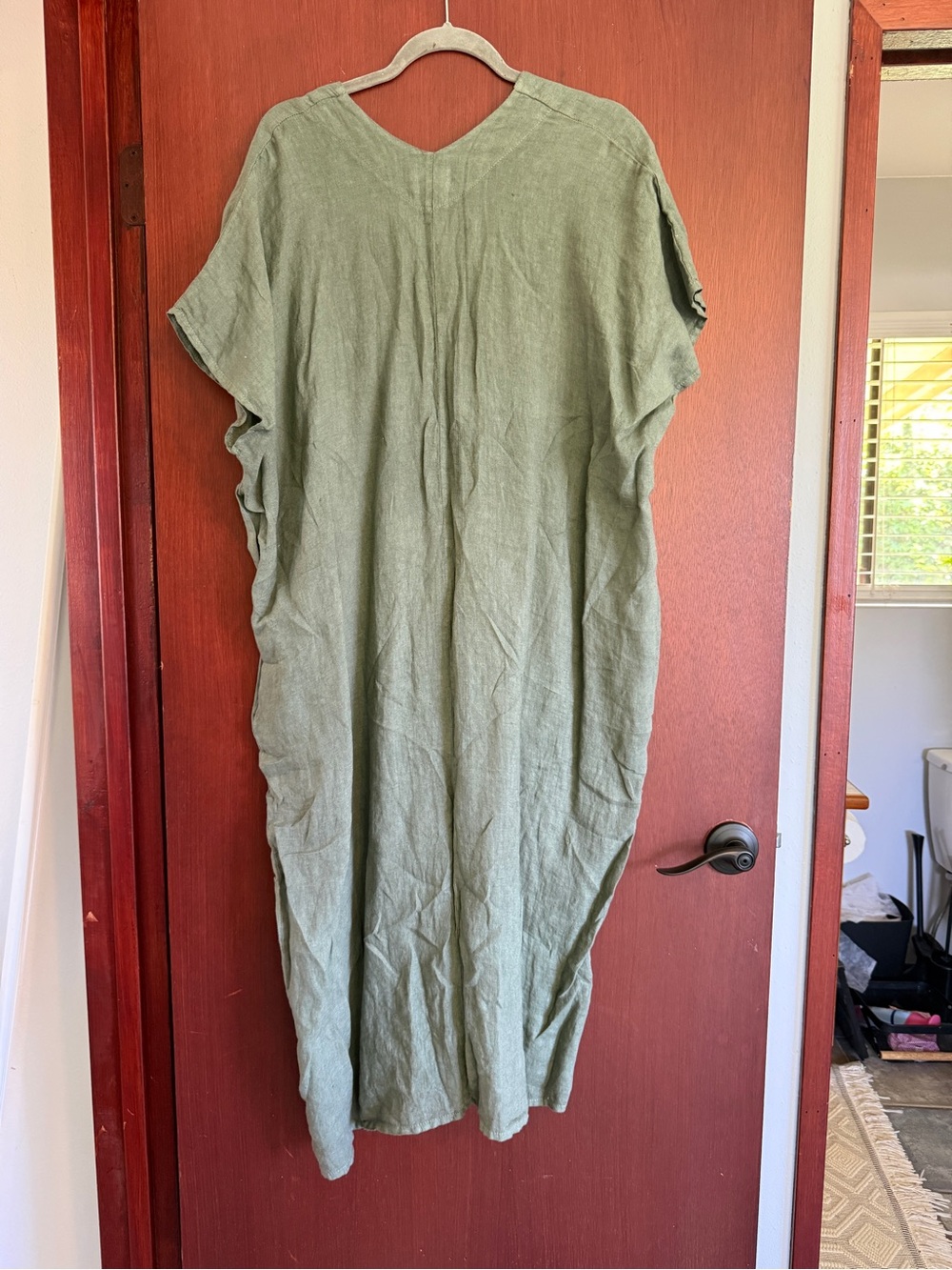 Italian Linen Dress - Picture 2 of 3
